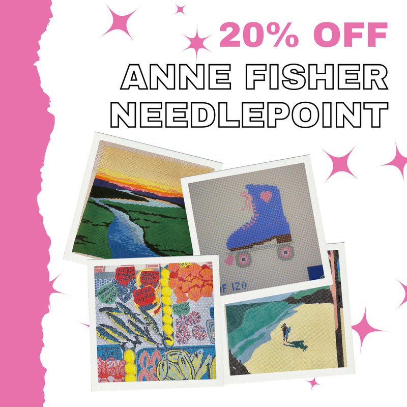 Introducing our first ever Anne Fisher Needlepoint Sale