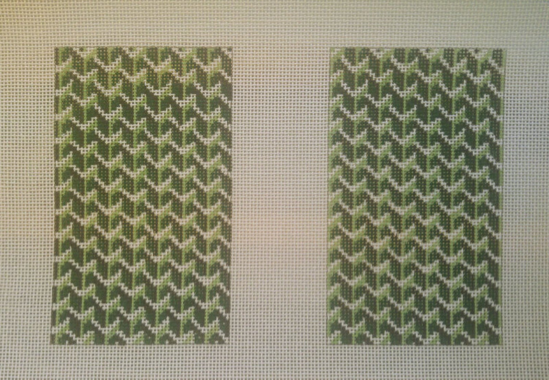 AF18GB Y Pattern Clutch Back Green