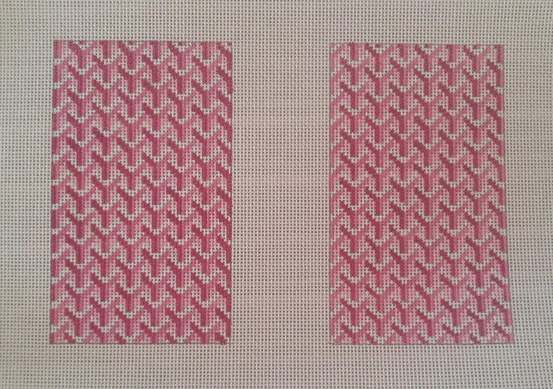 AF18PB Y Pattern Clutch Back Pink