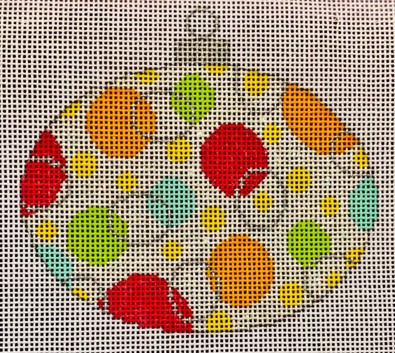 CH115B Colors of Christmas Orn. - "Toy Box" Oval