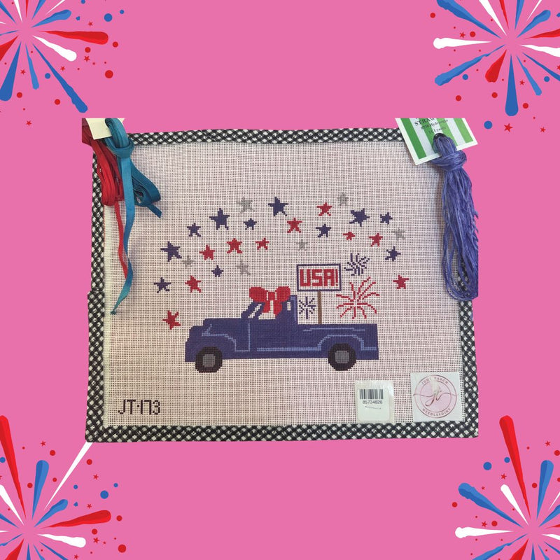 Stitch Your Patriotism: Celebrate Fourth of July with Festive Canvases