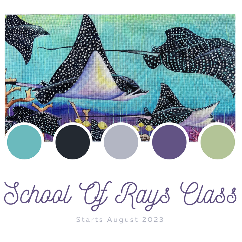 New Online Needlepoint Class: School of Ray