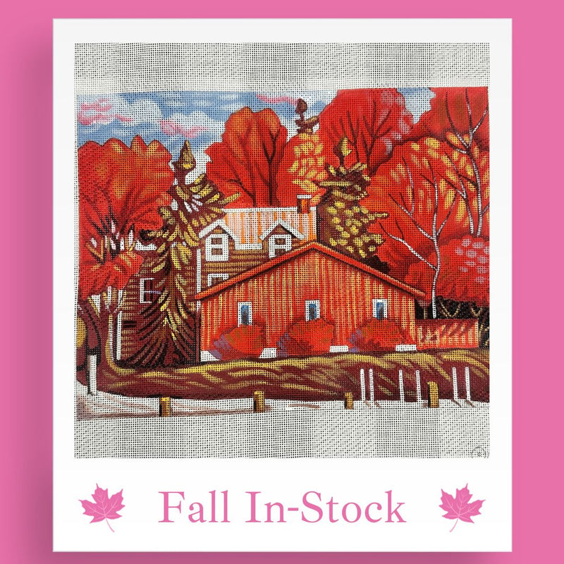 Autumn's Palette: Needlepoint Canvases for Fall