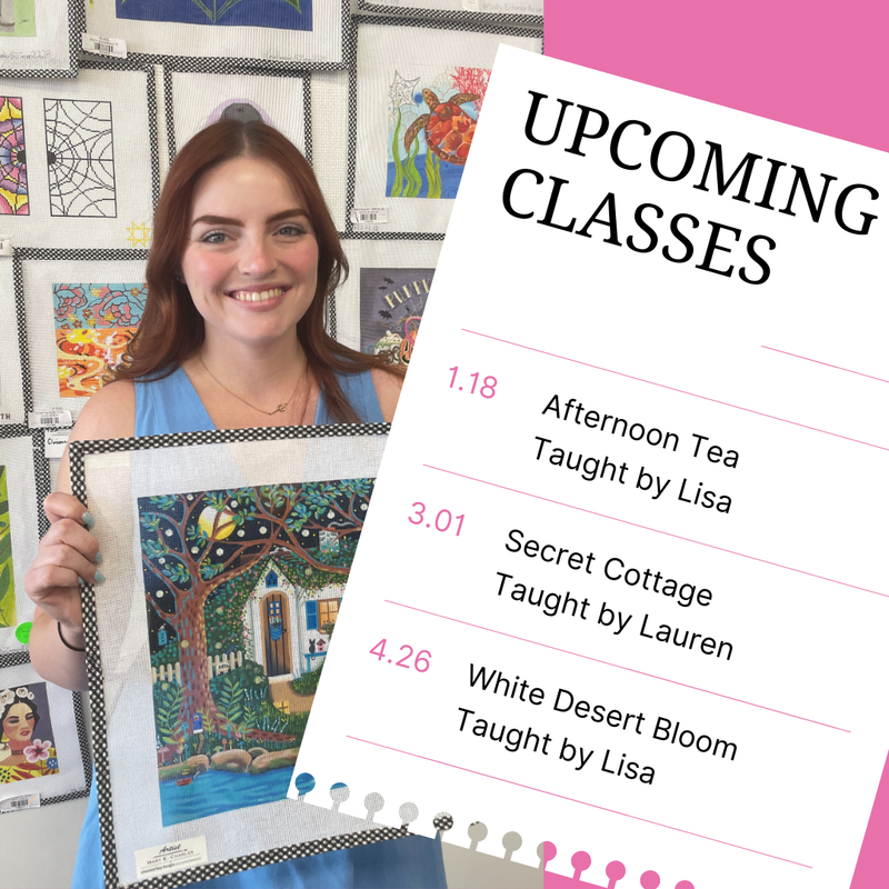 Discover the Joy of Needlepoint Classes at BeStitched Needlepoint!