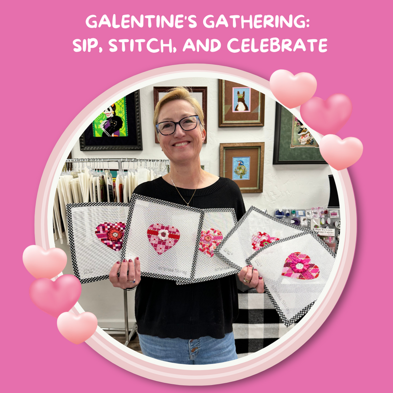 Galentine's Gathering: Sip, Stitch, and Celebrate