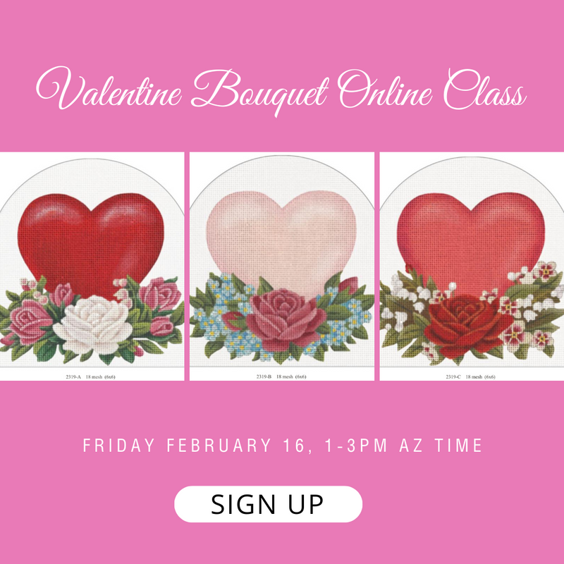 Valentine Bouquet Online Class