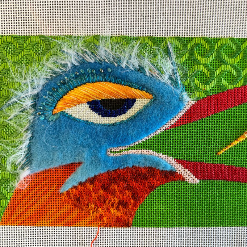 Stitch 'Catch & Release' with Our New Online Needlepoint Class!