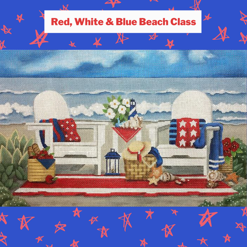 NEW Red White and Blue Beach Class