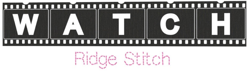 Learn the Ridge Stitch