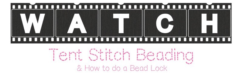 Tent Stitch Beading & How to do a Bead Lock