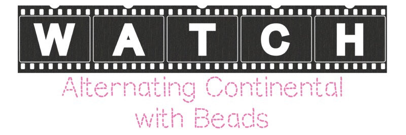 Learn the Alternating Continental Stitch with Beads