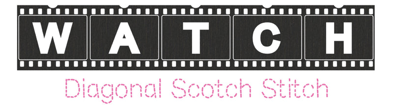 Learn the Diagonal Scotch Stitch
