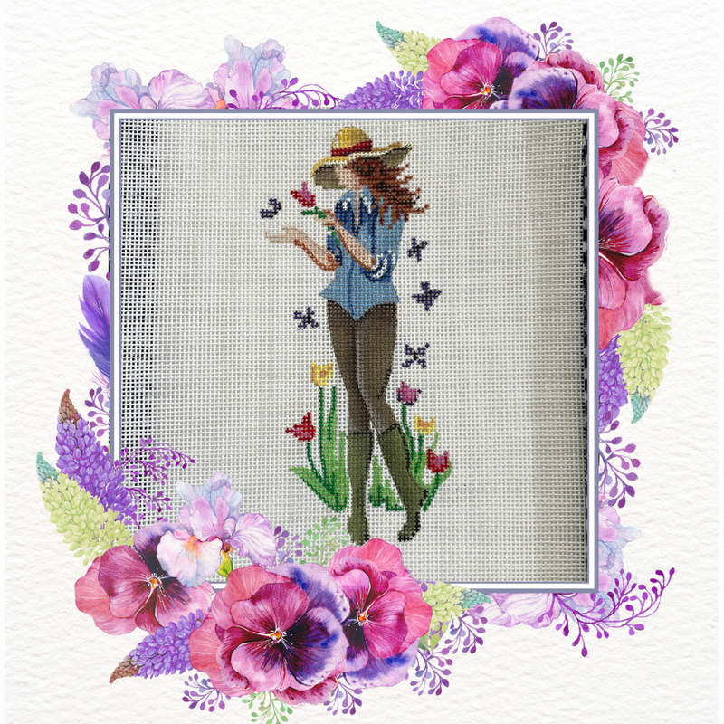 BeStitched Needlepoint is Blooming with Florals