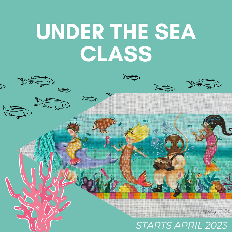 Under the Sea Needlepoint Class