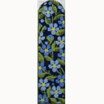 Wg11863 - Forget-Me-Nots Bookmark - Navy