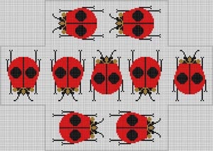 R Ladybug Brick Cover  CH-L012BR