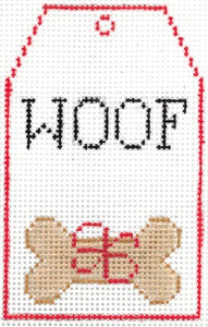 WOOF gift tag XO-198w