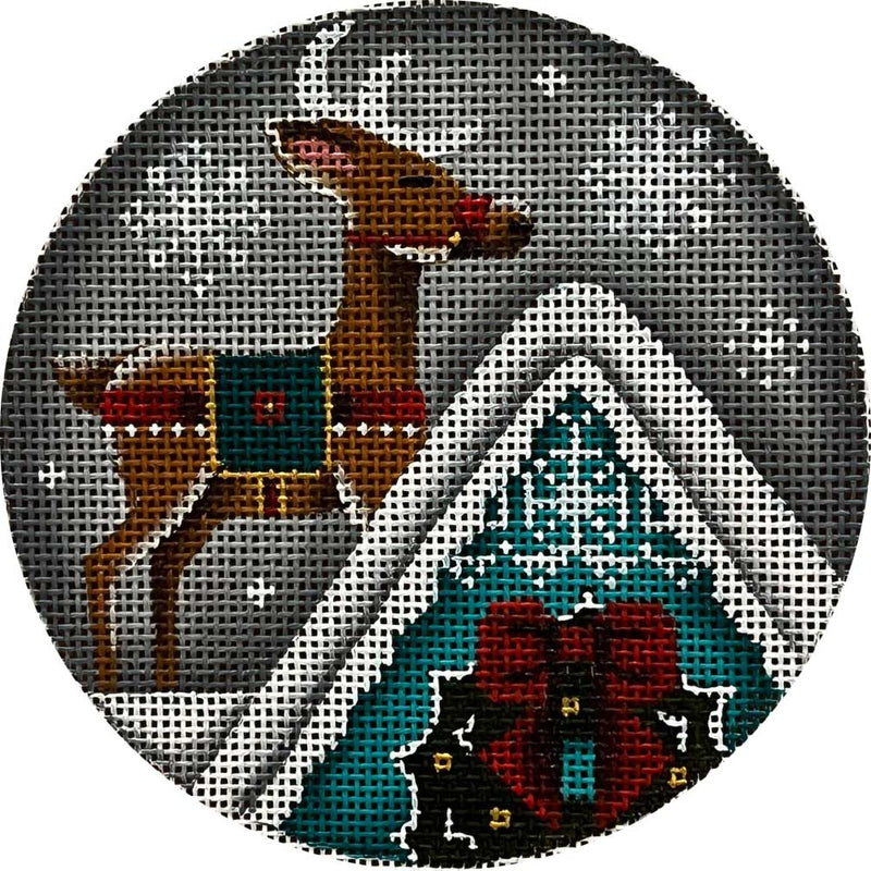 RW1076b  Teal Reindeer