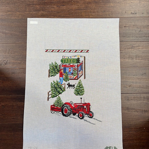 AB06  Tree Lot Stocking-Tractor