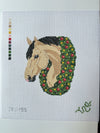 SBS195  Buckskin Christmas Horse