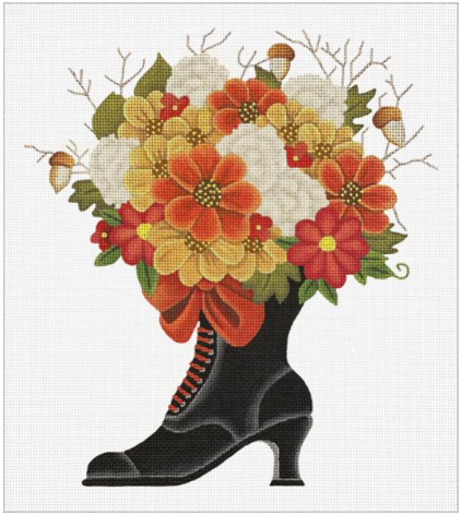 2344C  ACORN WITCH BOOT BOUQUET