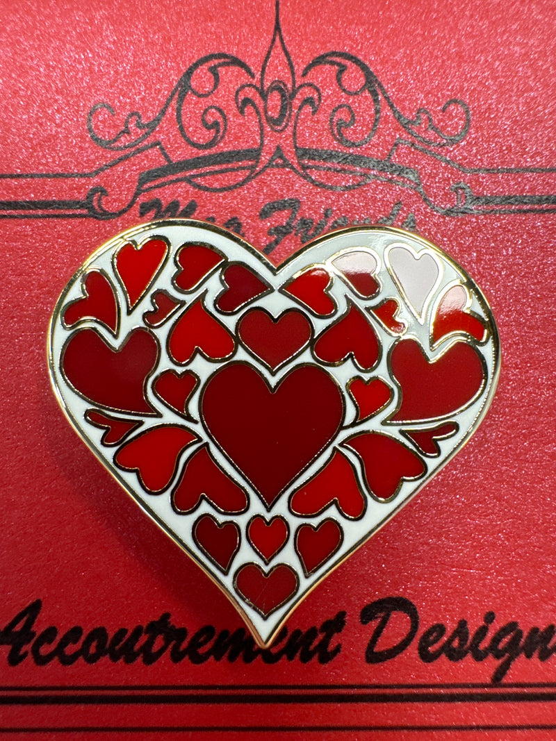 Accoutrement Designs Heart of Hearts Red