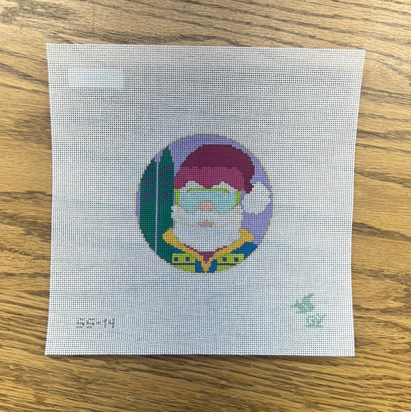 SS14  Santa Skier Dude