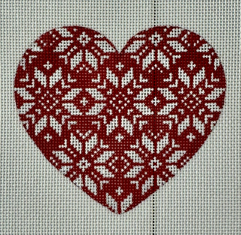 NOR18 Nordic 2 Snowflake Heart