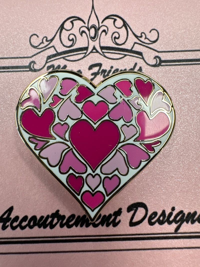 Accoutrement Designs Heart of Hearts Pink