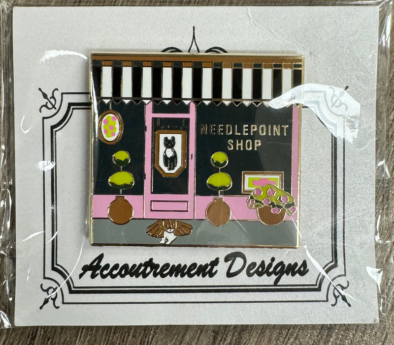 Accoutrement Designs Pink Needlepoint Shop Needleminder