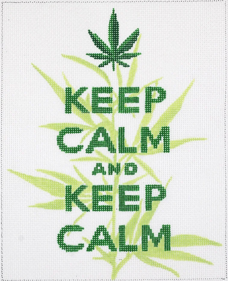 DD-INSMC-01 Drake Dickerson – “Keep Calm & Keep Calm” w/ Weed Leaf