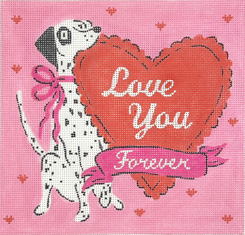 KRM-PL-09 “Love You Forever” Dalmation w/Heart