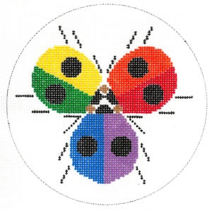 HC-O413 - Ladybug Rainbow Ornament
