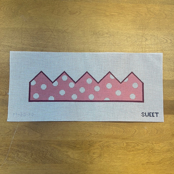 MS20-PD  Birthday Crown-Pink Dots