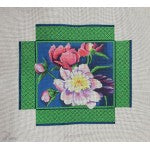 WG12992 - Purple Peonies Pillow