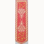Wg12582 - N's Bee BookMark - coral & butter