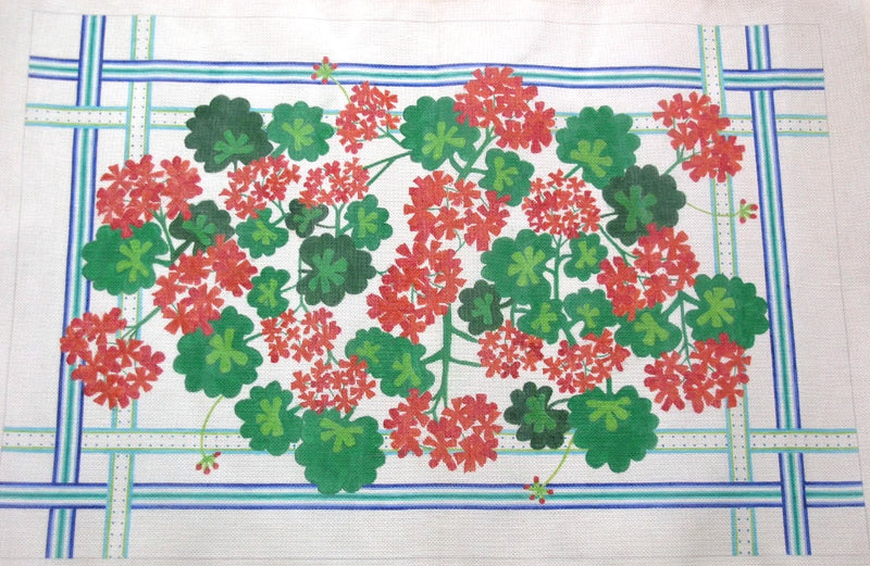 RW-04 - Red Geraniums Rug/Wall Hanging