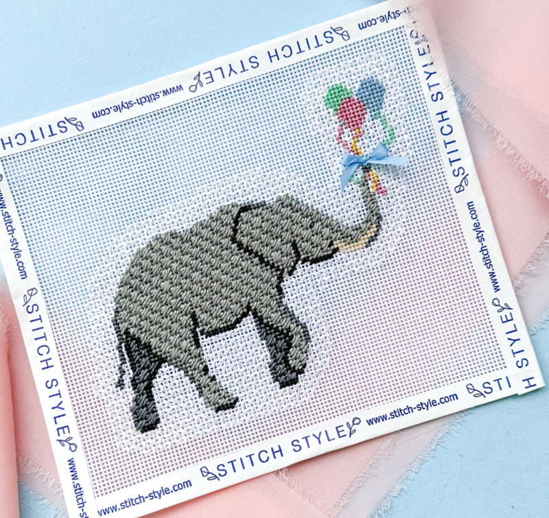 SS130 Baby Elephant with SG by Jinny Barney McAuliffe