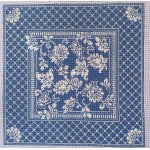 Wg12696 - Karen's Damask Pillow-Wedgewood & White