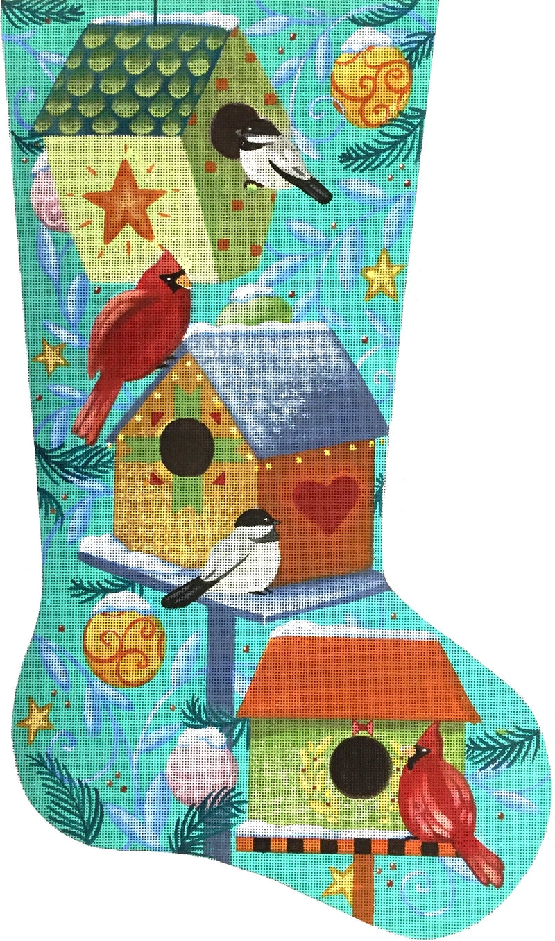 ADXS103: Winter Bird Houses, stocking