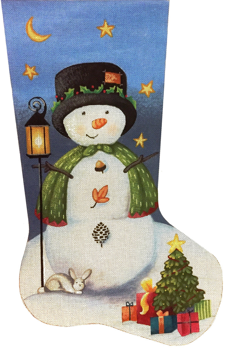 ADXS104: Starry Night Snowman, stocking