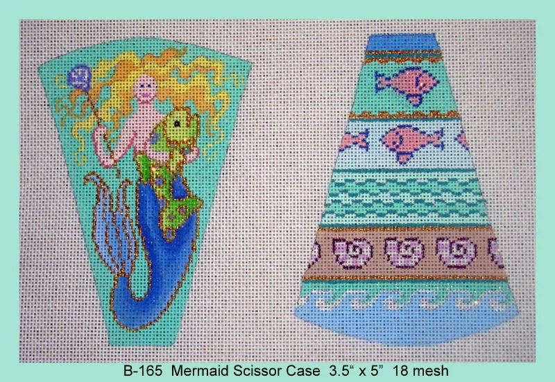 Mermaid Scissor Case & Fob