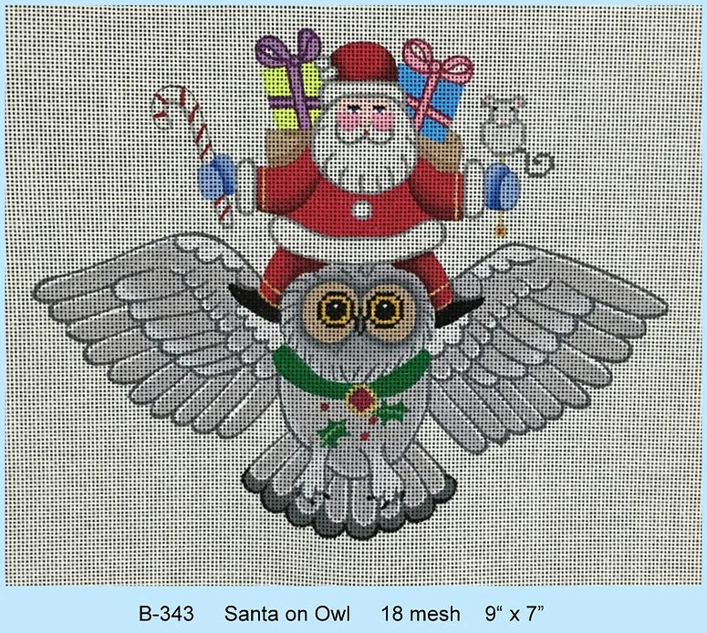 Santa on Owl