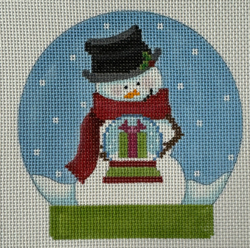 SN58 Snowman Snow Globe, Present