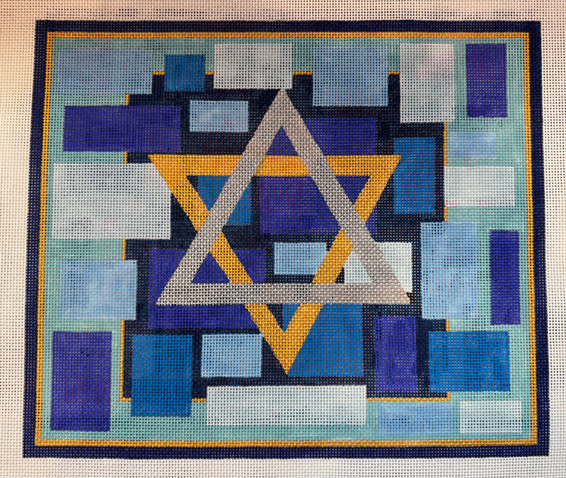 Star Of David Tallis Bag Blue