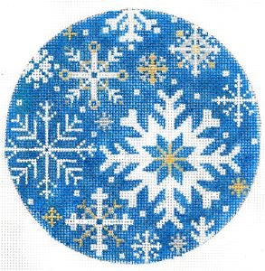 Snowflake on Blue XO-173v