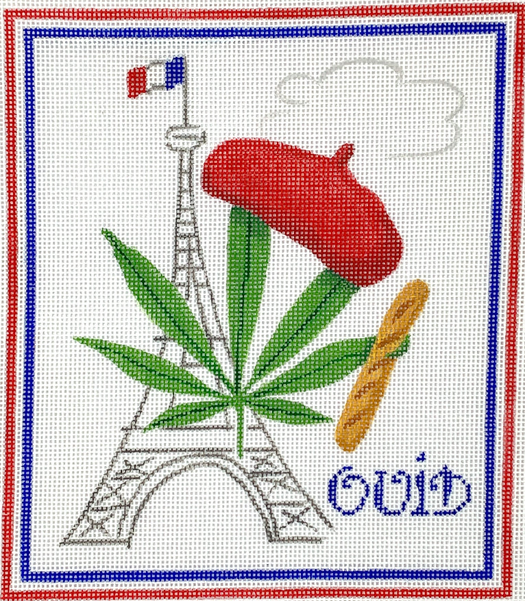 DD-PL-04 Ouid – French Weed on 13 mesh