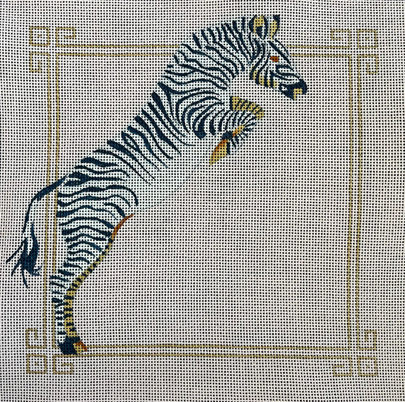 AN473 leaping zebra