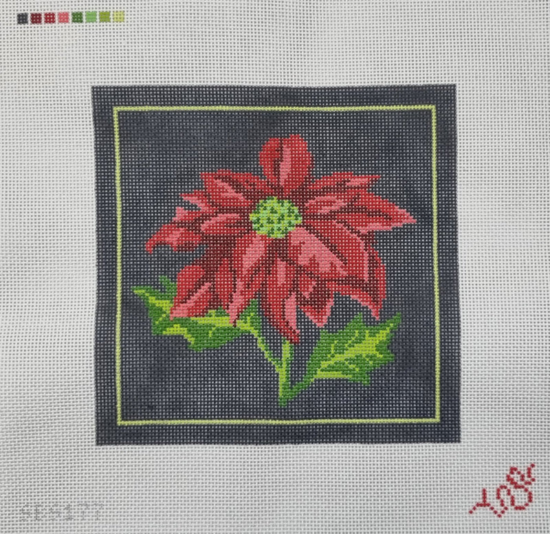 SBS177  Dark Floral Poinsettia