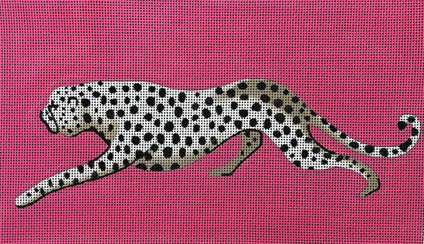 CL049  cheetah on pink